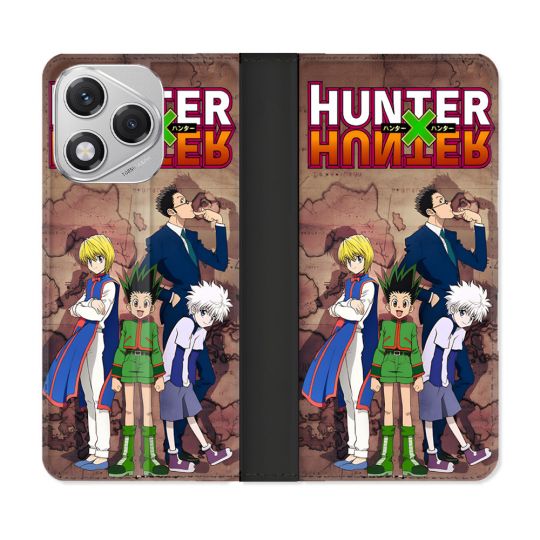 Housse cuir portefeuille Pour Honor 400 Lite 5G Manga Hunter X Hunter Vintage