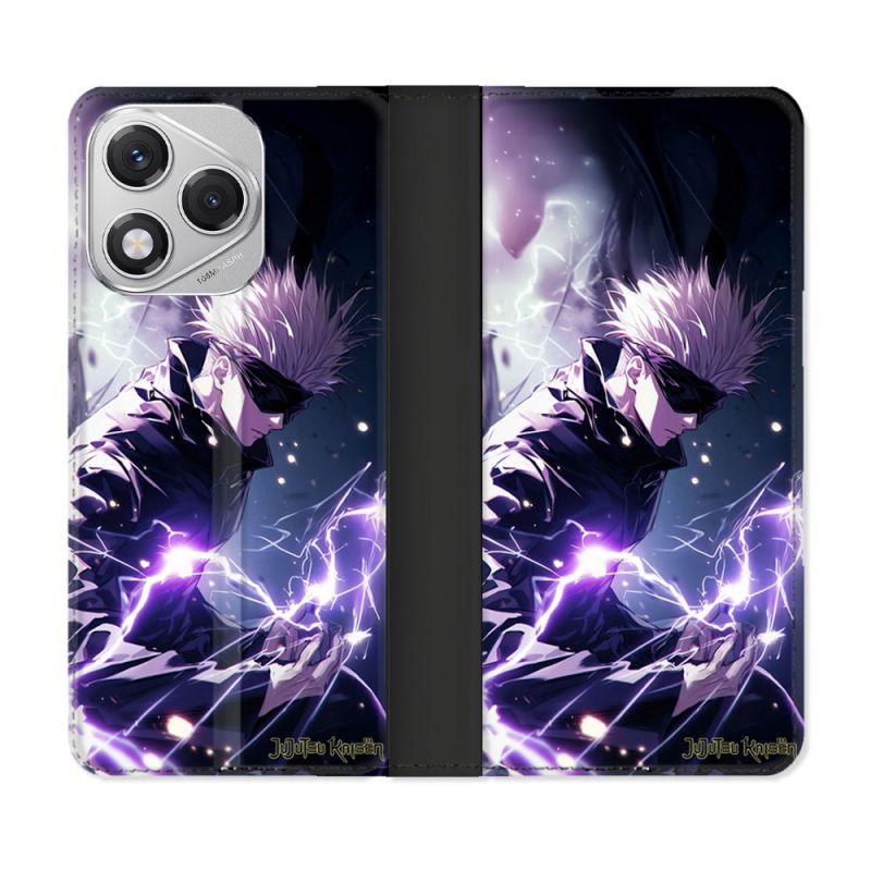 Housse cuir portefeuille Pour Honor 400 Lite 5G Manga Jujutsu Kaisen Gojo Saturo