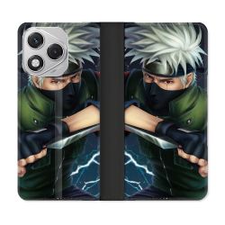 Housse cuir portefeuille Pour Honor 400 Lite 5G Manga Naruto Kakashi
