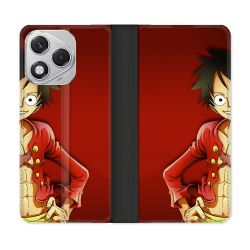 Housse cuir portefeuille Pour Honor 400 Lite 5G Manga One Piece Luffy