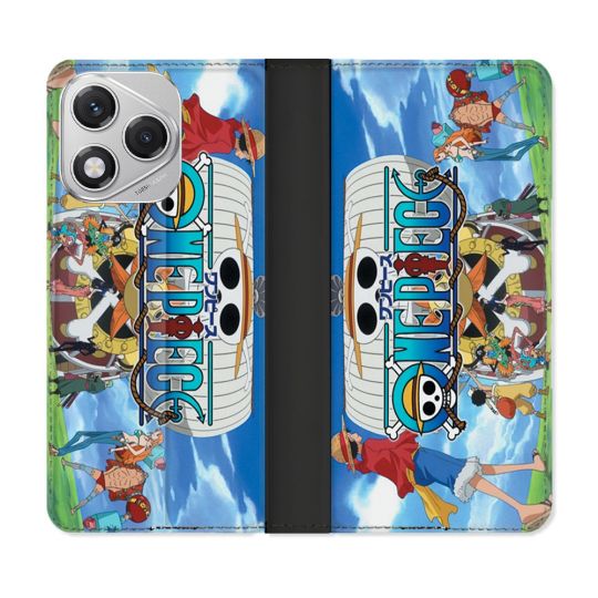 Housse cuir portefeuille Pour Honor 400 Lite 5G Manga One Piece Sunny