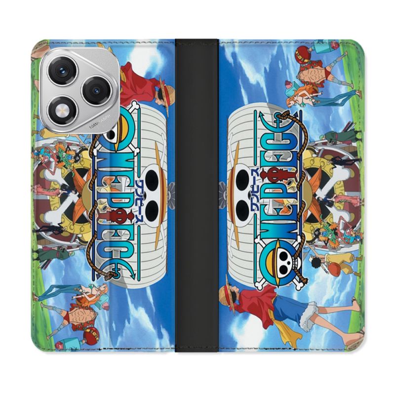 Housse cuir portefeuille Pour Honor 400 Lite 5G Manga One Piece Sunny