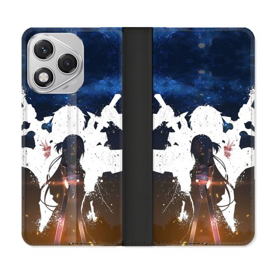 Housse cuir portefeuille Pour Honor 400 Lite 5G Manga SAO sword Art Online Asuna