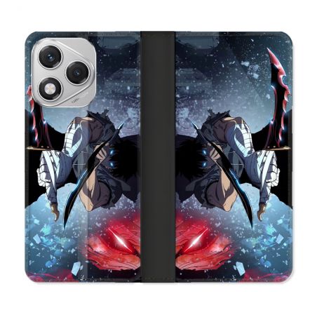 Housse cuir portefeuille Pour Honor 400 Lite 5G Manga Solo Leveling Sung Epee