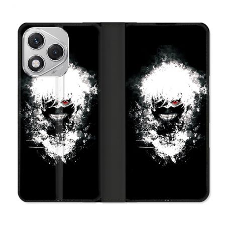 Housse cuir portefeuille Pour Honor 400 Lite 5G Manga Tokyo Ghoul Kaneki Tag