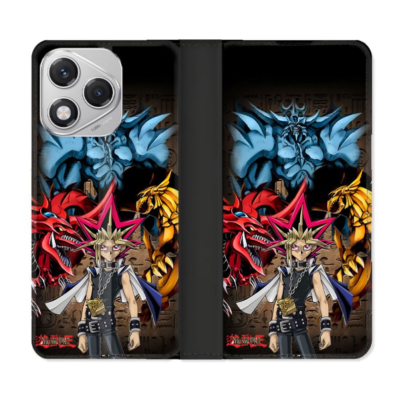 Housse cuir portefeuille Pour Honor 400 Lite 5G Manga Yu Gi Oh