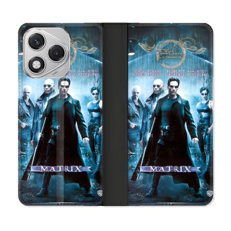 Housse cuir portefeuille Pour Honor 400 Lite 5G Matrix Affiche