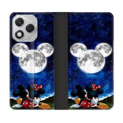 Housse cuir portefeuille Pour Honor 400 Lite 5G Mickey Minnie
