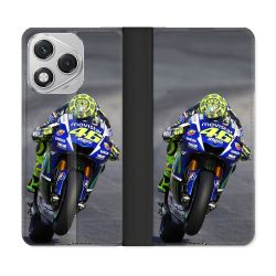 Housse cuir portefeuille Pour Honor 400 Lite 5G Moto Course GP Wheeling 46