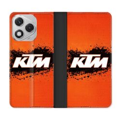 Housse cuir portefeuille Pour Honor 400 Lite 5G Moto KTM