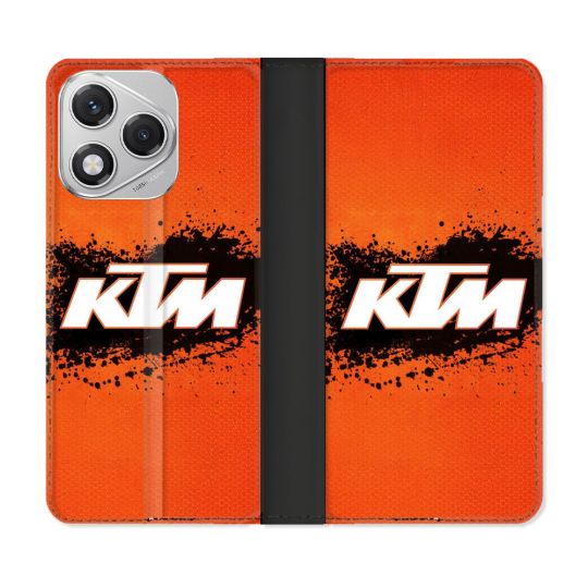 Housse cuir portefeuille Pour Honor 400 Lite 5G Moto KTM