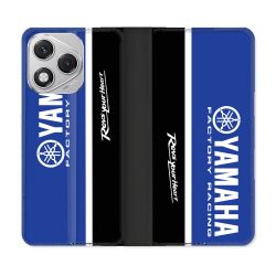 Housse cuir portefeuille Pour Honor 400 Lite 5G Moto Yamaha