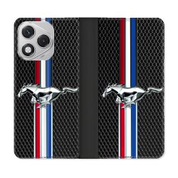 Housse cuir portefeuille Pour Honor 400 Lite 5G Mustang