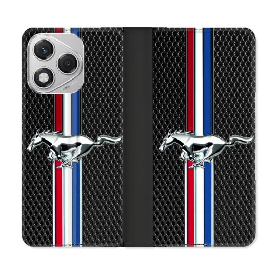 Housse cuir portefeuille Pour Honor 400 Lite 5G Mustang