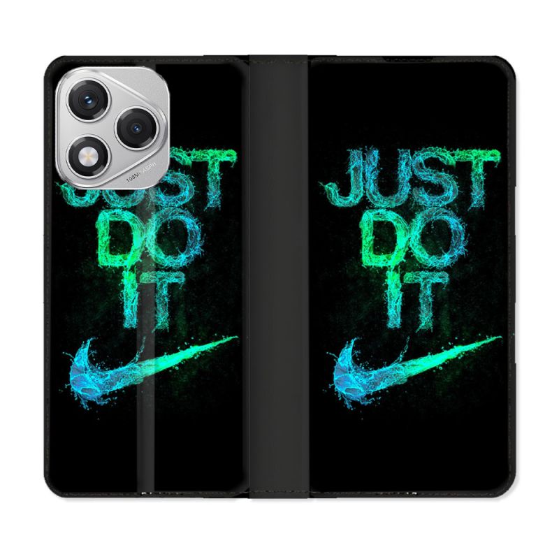 Housse cuir portefeuille Pour Honor 400 Lite 5G Nike Just Do It