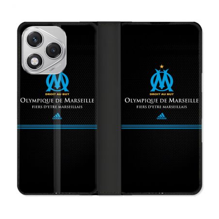 Housse cuir portefeuille Pour Honor 400 Lite 5G Olympique Marseille OM Fier etre Marseillais