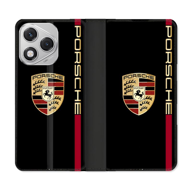 Housse cuir portefeuille Pour Honor 400 Lite 5G Porsche Line