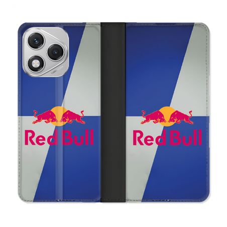 Housse cuir portefeuille Pour Honor 400 Lite 5G Red Bull Classique