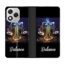 Housse cuir portefeuille Pour Honor 400 Lite 5G Signe Zodiaque 2 Balance