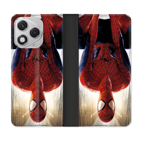 Housse cuir portefeuille Pour Honor 400 Lite 5G Spiderman Invers