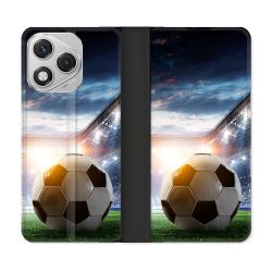 Housse cuir portefeuille Pour Honor 400 Lite 5G Sport Football Stade
