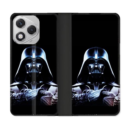 Housse cuir portefeuille Pour Honor 400 Lite 5G Star Wars - Dark Vador Noir