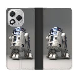 Housse cuir portefeuille Pour Honor 400 Lite 5G Star Wars - R2D2
