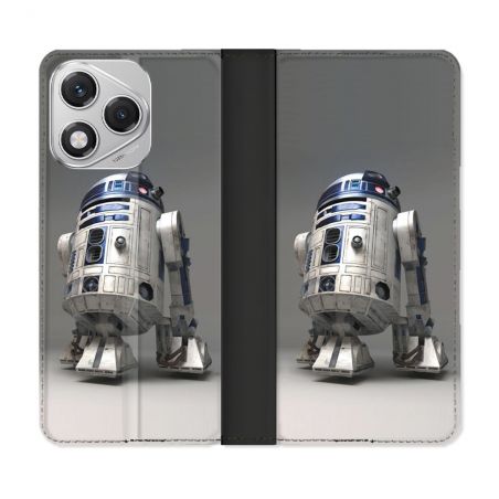 Housse cuir portefeuille Pour Honor 400 Lite 5G Star Wars - R2D2