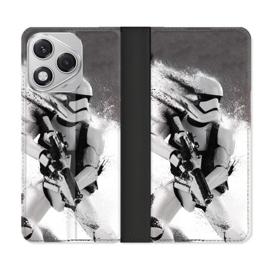 Housse cuir portefeuille Pour Honor 400 Lite 5G Star Wars - Trooper
