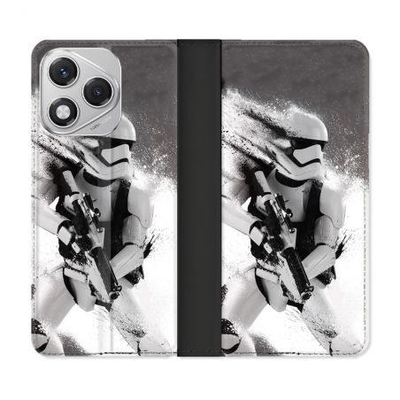 Housse cuir portefeuille Pour Honor 400 Lite 5G Star Wars - Trooper