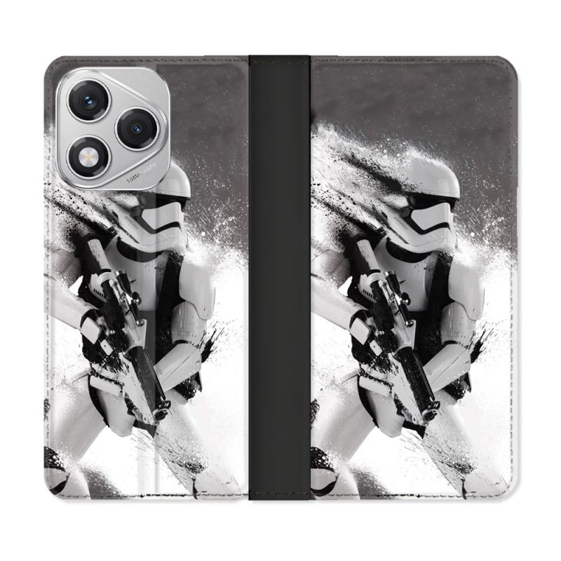 Housse cuir portefeuille Pour Honor 400 Lite 5G Star Wars - Trooper