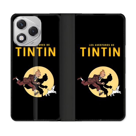 Housse cuir portefeuille Pour Honor 400 Lite 5G Tintin Classique