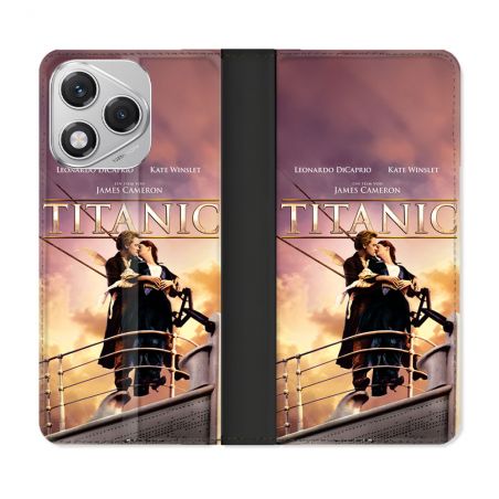 Housse cuir portefeuille Pour Honor 400 Lite 5G Titanic