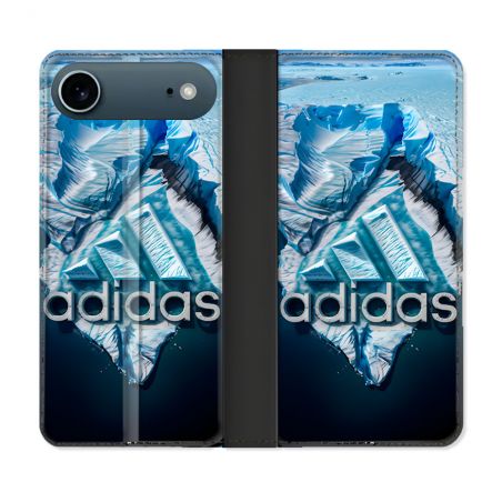 Housse cuir portefeuille Pour Iphone 17 Air Adidas Iceberg