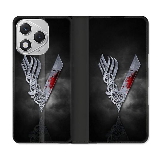 Housse cuir portefeuille Pour Honor 400 Lite 5G Viking