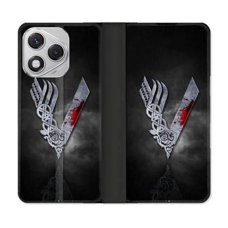 Housse cuir portefeuille Pour Honor 400 Lite 5G Viking