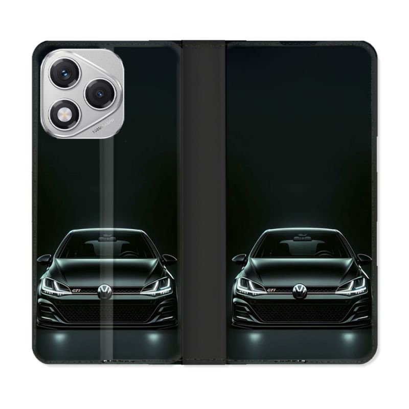 Housse cuir portefeuille Pour Honor 400 Lite 5G Volkwagen Golf GTI