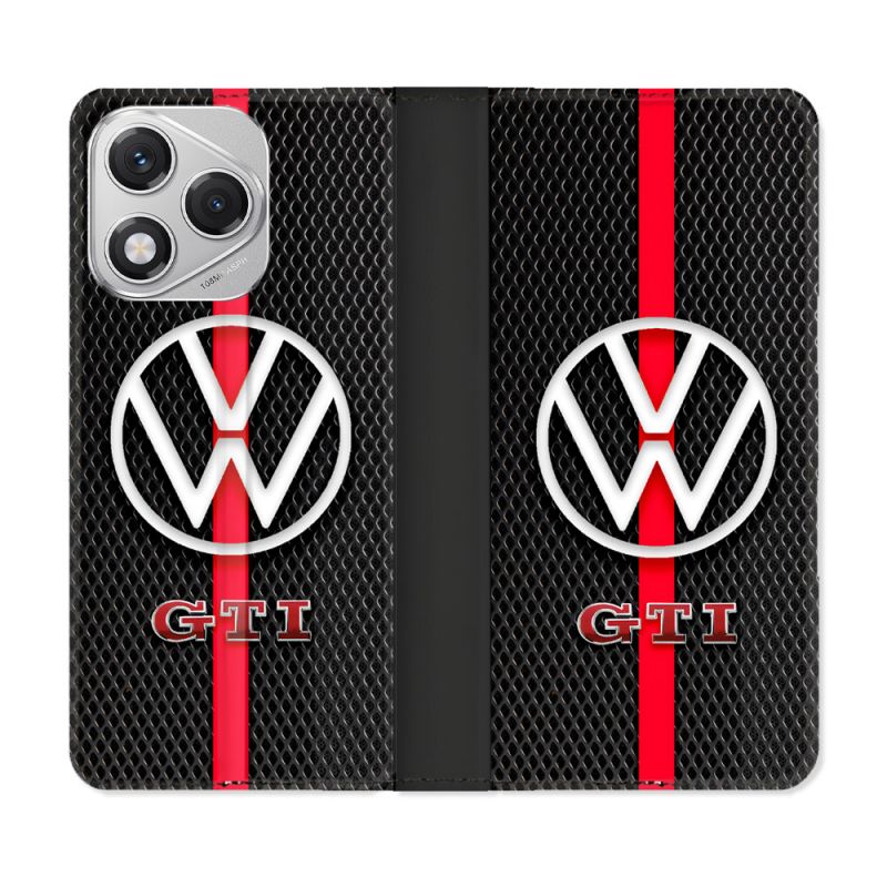 Housse cuir portefeuille Pour Honor 400 Lite 5G Volkwagen Line