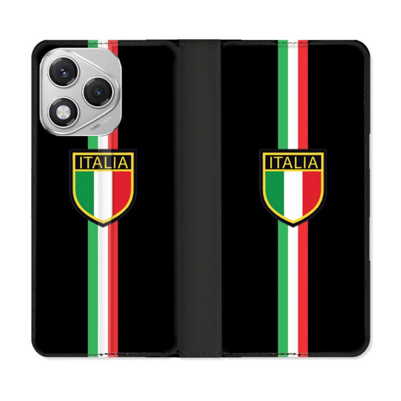 Housse cuir portefeuille Pour Honor 400 Lite 5G Voyage Italie 3 Noir