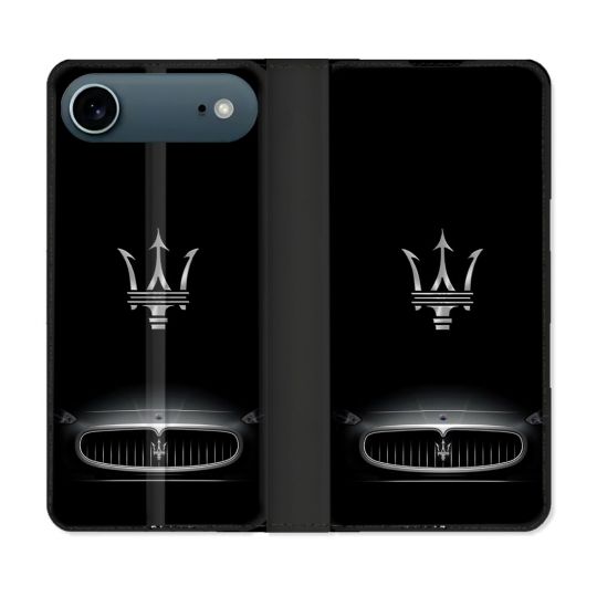 Housse cuir portefeuille Pour Iphone 17 Air Maserati
