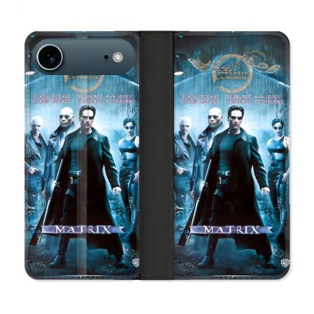 Housse cuir portefeuille Pour Iphone 17 Air Matrix Affiche