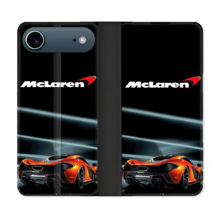 Housse cuir portefeuille Pour Iphone 17 Air Mc Laren