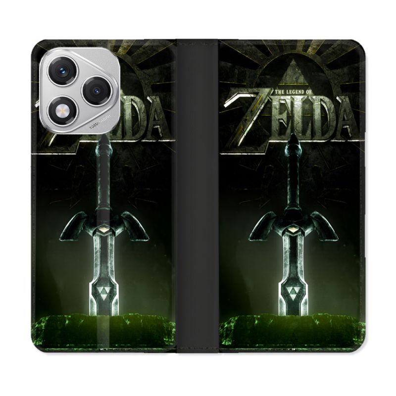 Housse cuir portefeuille Pour Honor 400 Lite 5G Zelda