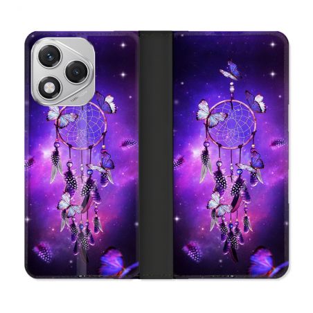 Housse cuir portefeuille Pour Honor 400 Lite 5G Zen Attrape Reve Papillon