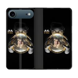 Housse cuir portefeuille Pour Iphone 17 Air Musique Jul Affiche
