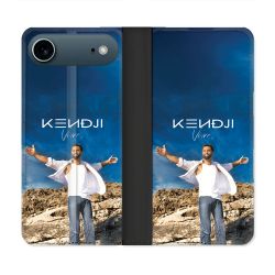 Housse cuir portefeuille Pour Iphone 17 Air Musique Kendji