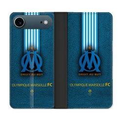 Housse cuir portefeuille Pour Iphone 17 Air Olympique Marseille OM Bande