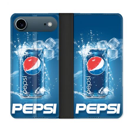 Housse cuir portefeuille Pour Iphone 17 Air Pepsi