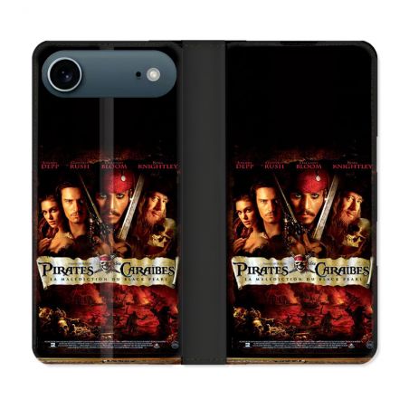 Housse cuir portefeuille Pour Iphone 17 Air Pirate Des Caraibes