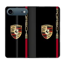 Housse cuir portefeuille Pour Iphone 17 Air Porsche Line